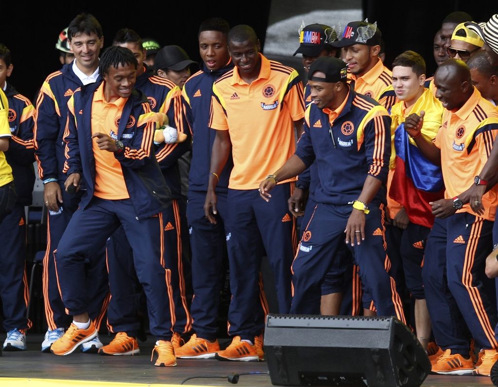 Foto: Kolumbijci pozdravili svoje nogometne junake