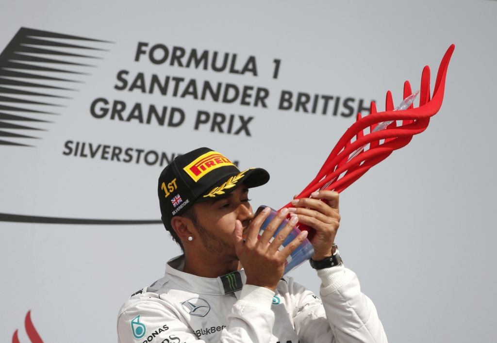 Hamilton po šestih letih spet kralj Silverstona, Rosberg odstopil