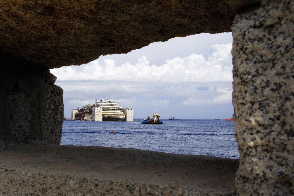Costa Concordia na svoji zadnji plovbi