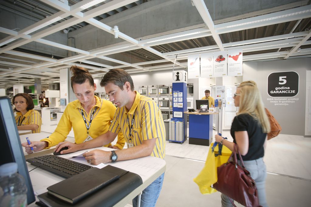 Ikea v Zagrebu pripravljena na otvoritev