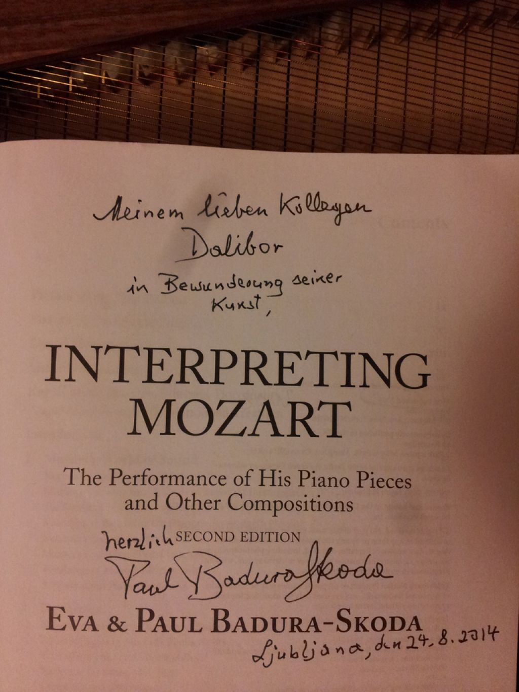 Paul Badura - Skoda v klavirskem duu