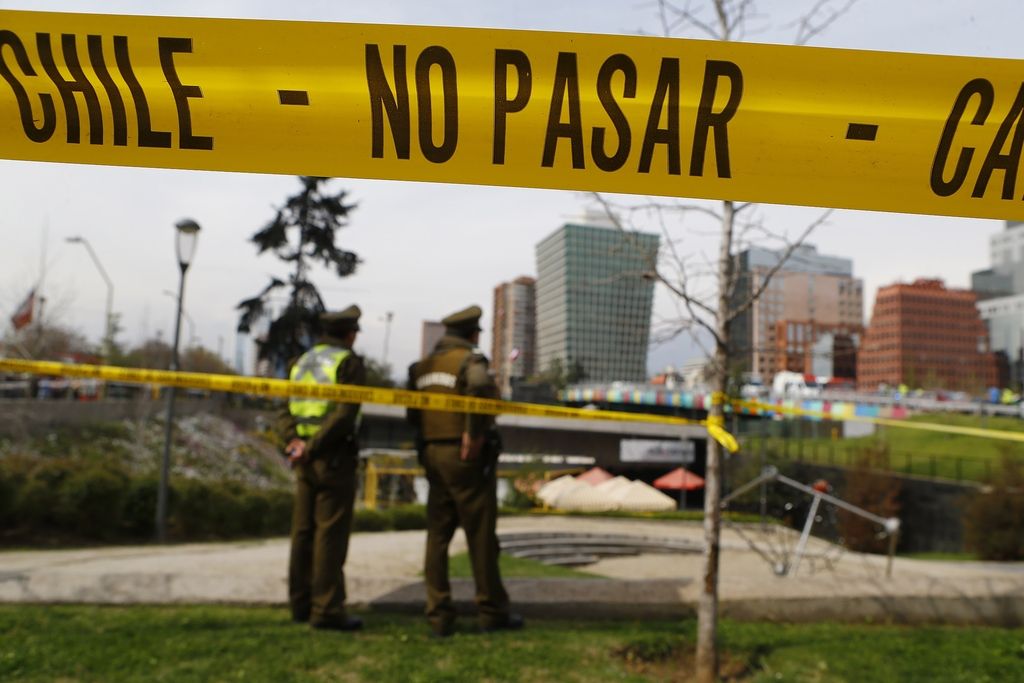 V eksploziji na metroju v glavnem mestu Čila 14 ranjenih