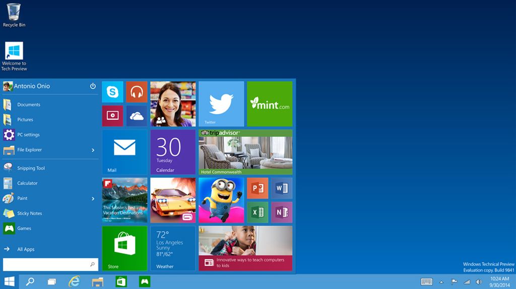 Microsoft gre pri oknih neposredno z osmice na desetico