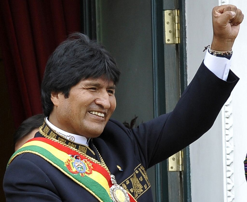 Morales razglasil zmago na bolivijskih predsedniških volitvah