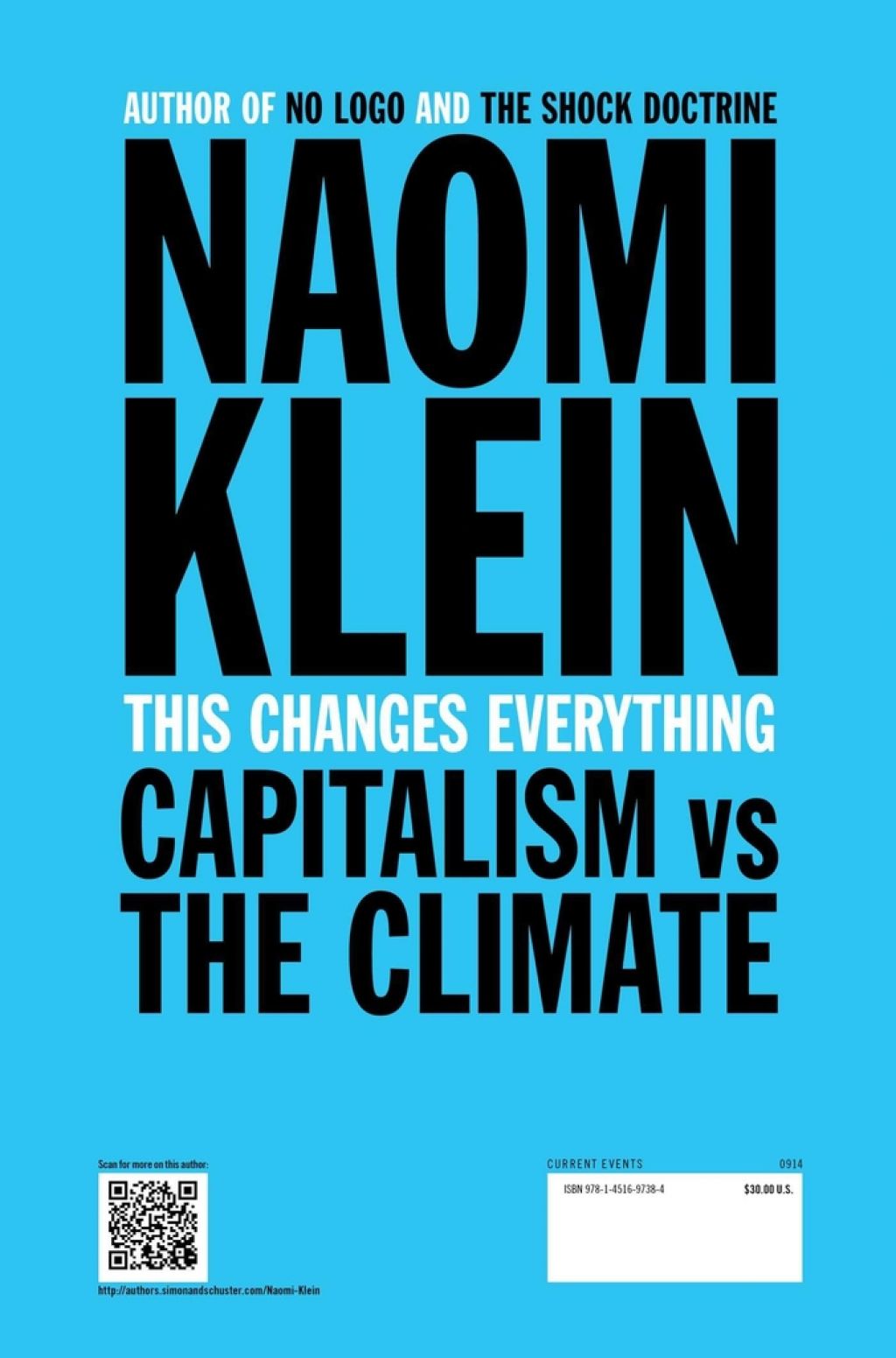Naomi Klein: Rešitev so množična družbena gibanja