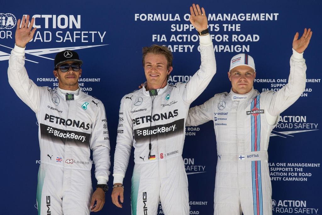 F1: Mercedesu prva vrsta v Austinu, Rosberg pred Hamiltonom