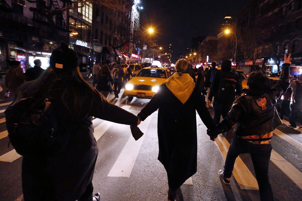 Protestniki v New Yorku: »Ne morem dihati«