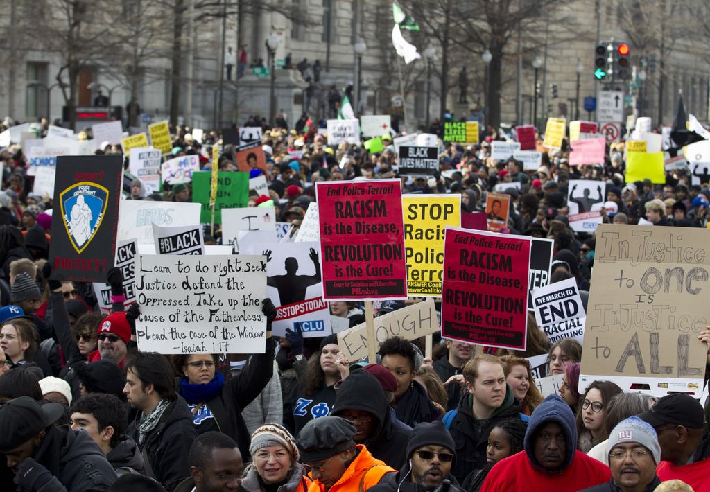 Protestniki v Washingtonu zahtevajo konec policijskega nasilja