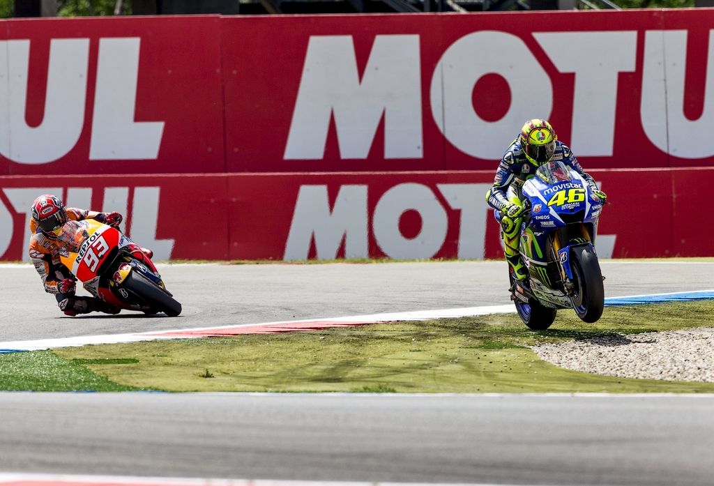 MotoGP: Rossi v dirki dveh šampionov premagal Marqueza