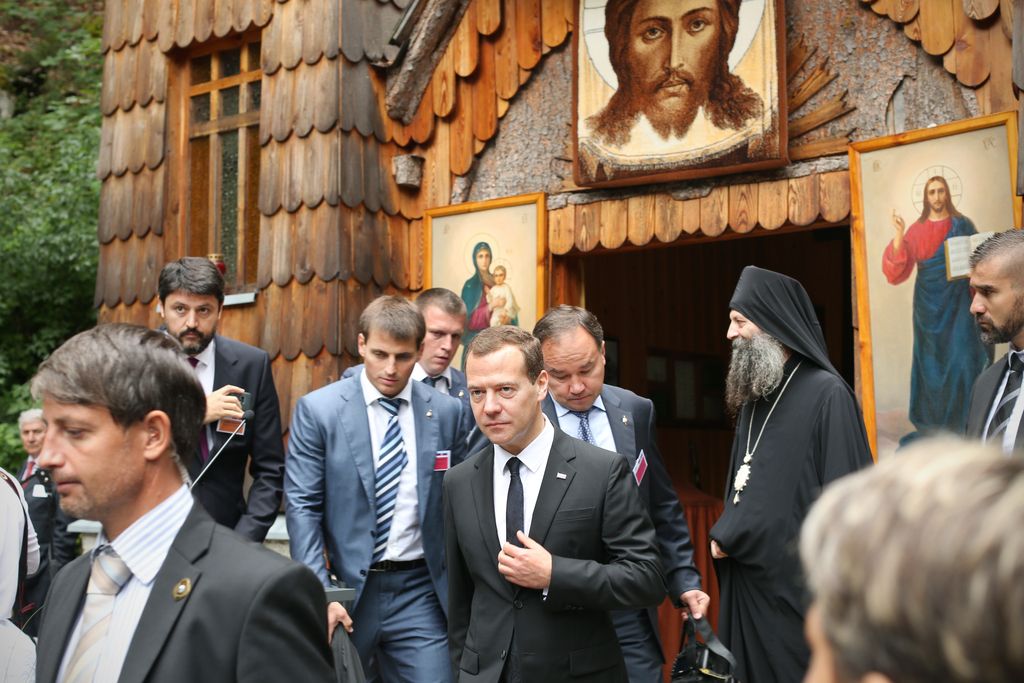 Medvedjev ob Ruski kapelici: Hvala slovenskemu narodu