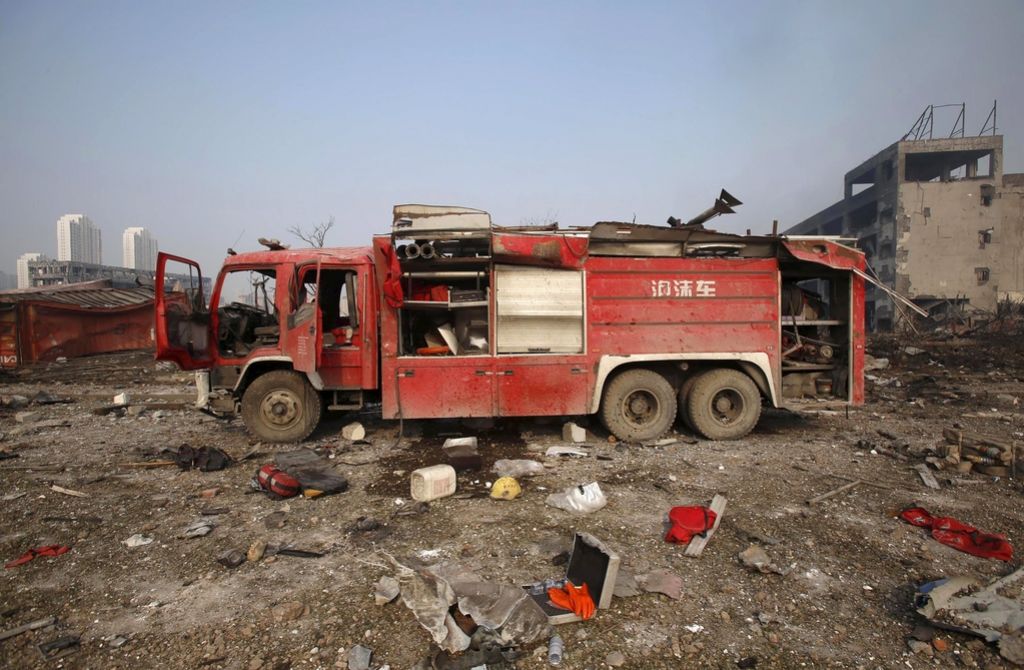 Žrtev po eksplozijah na Kitajskem vse več