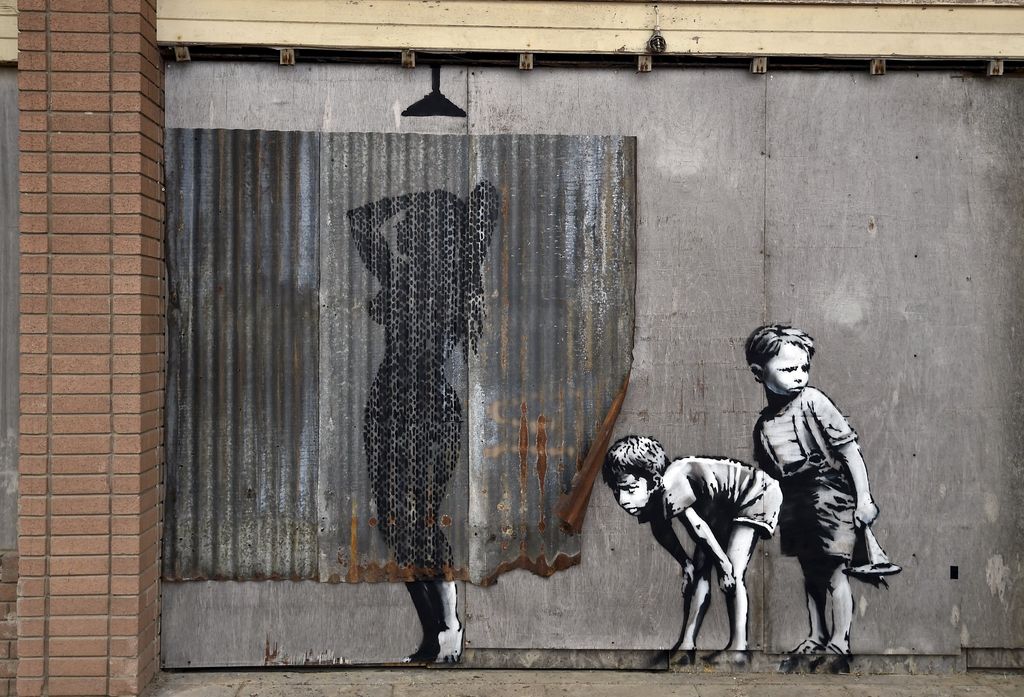 Banksy odpira zabaviščni park Dismaland