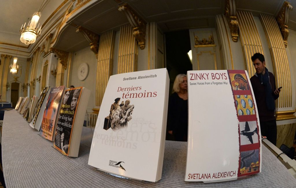 Nobelovo nagrado za književnost prejme Svetlana Aleksijevič