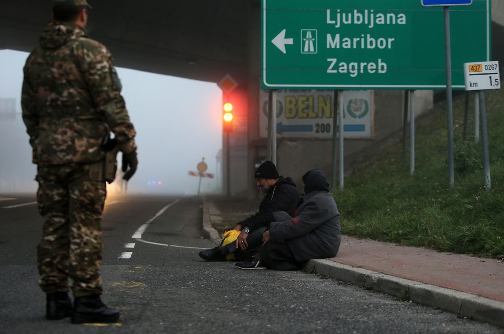 V Slovenijo v dobrem tednu pripotovalo 61.000 prebežnikov