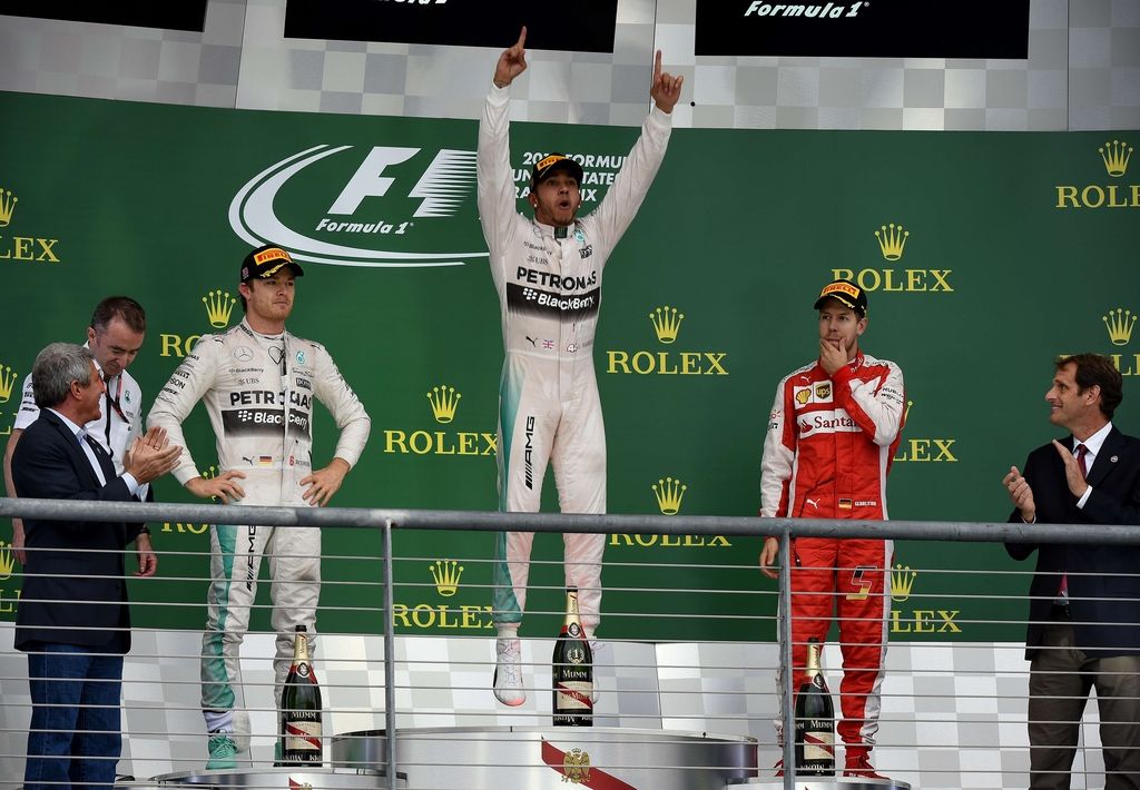 F1: Hamilton z zmago v Austinu do tretjega naslova