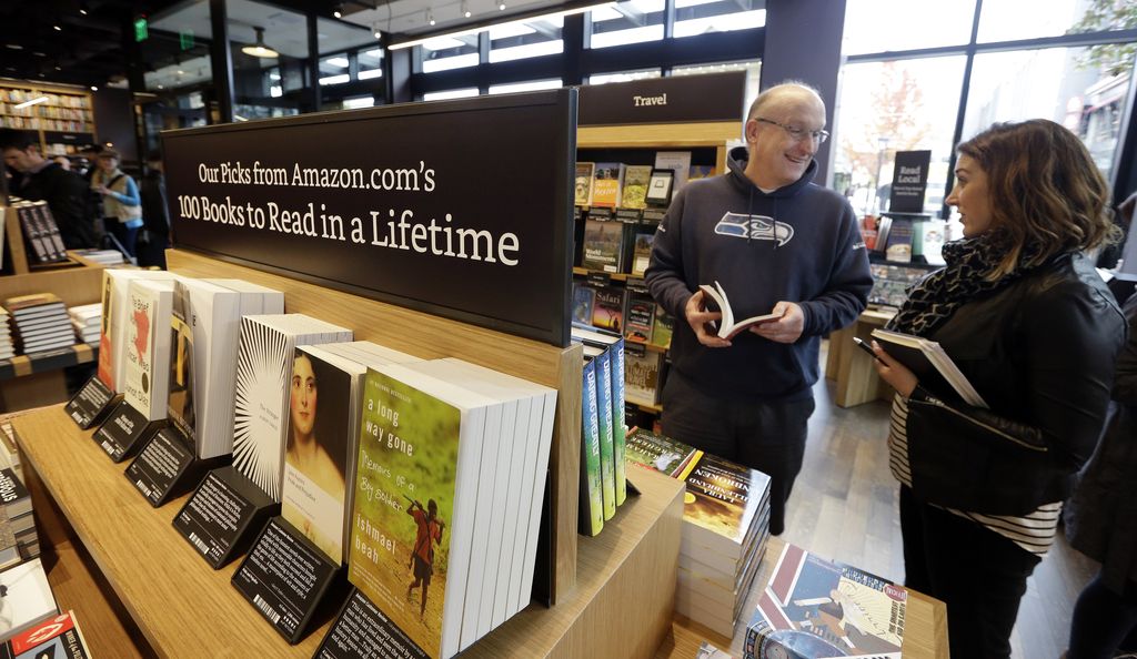 Podjetje Amazon odprlo prvo klasično knjigarno