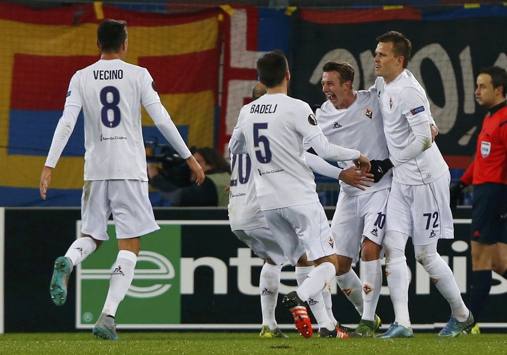 Evropska liga: Fiorentina v Baslu zapravila dva gola prednosti