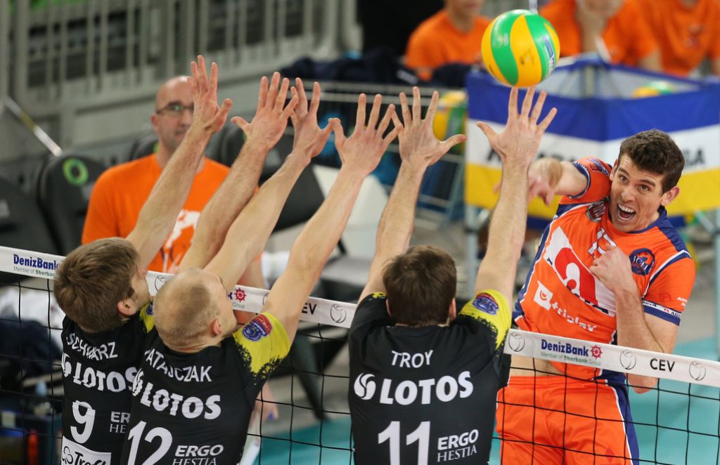 Liga prvakov: ACH Volley tudi po gostovanju v Gdansku brez dobljenega niza.
