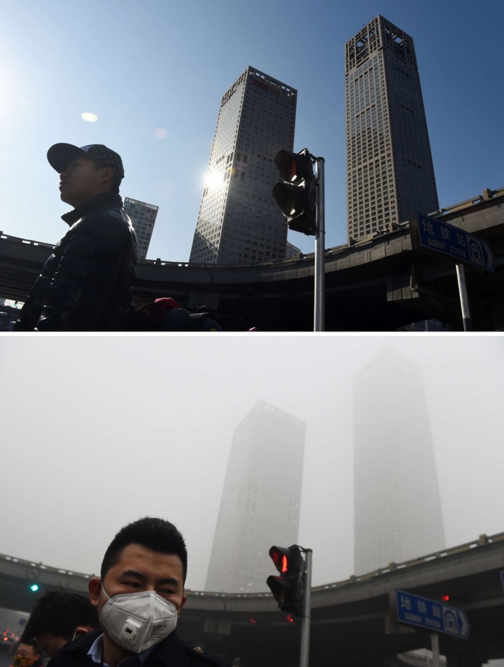 V Pekingu zaradi smoga rdeč alarm