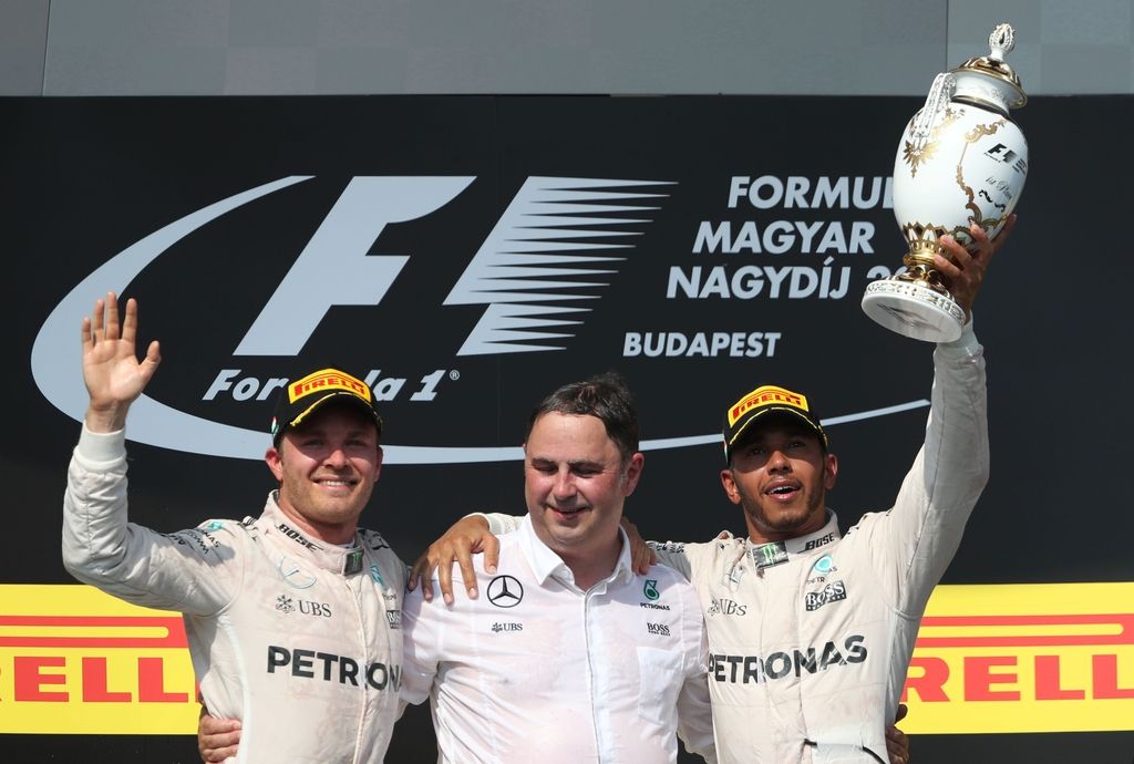 Hamilton z zmago v Budimpešti prevzel vodstvo v prvenstvu