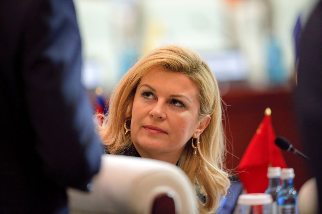 Hrvaška predsednica začela pogovore o krizi v vladi in saboru