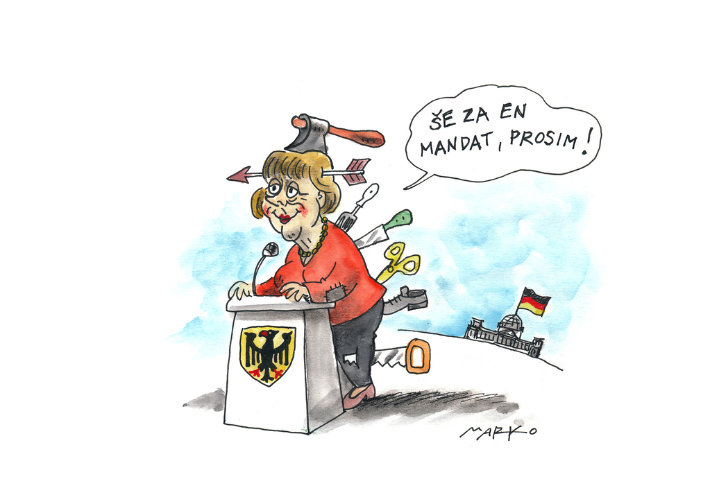 Die deutsche Bundeskanzlerin Angela Merkel wird erneut auftreten
