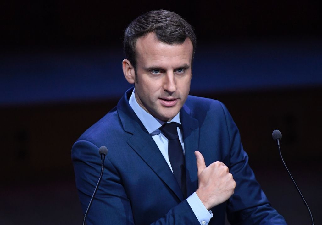 Macron tarča hekerskega napada