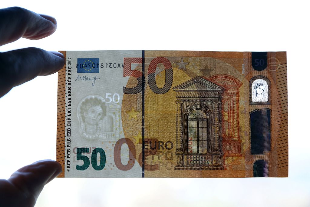 Od jutri nov bankovec za 50 evrov