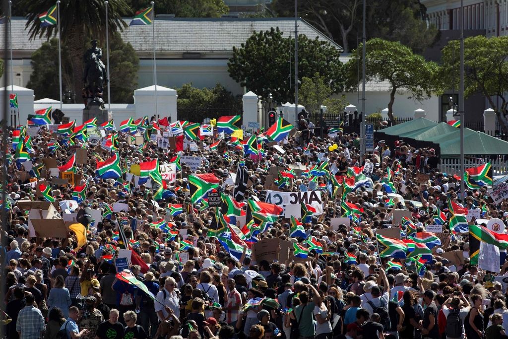 Protestniki v Južni Afriki: Jacob Zuma mora pasti