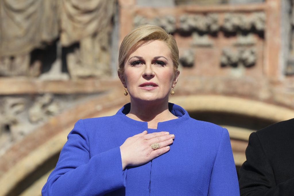 Hrvaška predsednica se Bruslju pritožuje zaradi kolon na mejah