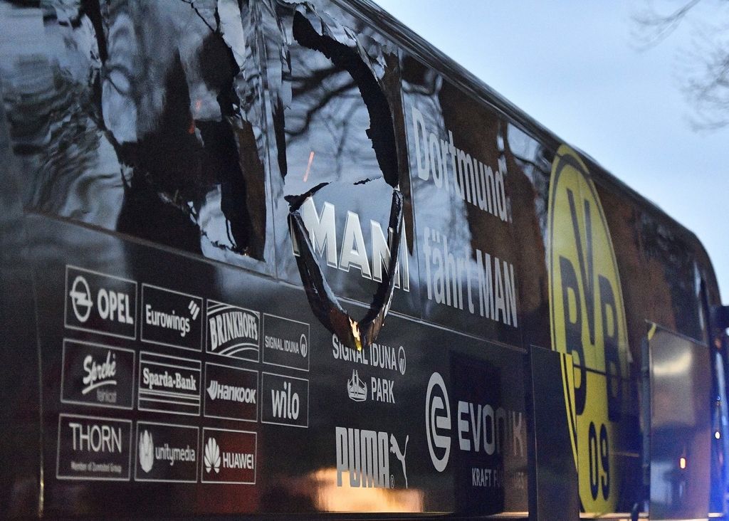 Prijeli osumljenca za napad na moštveni avtobus v Dortmundu