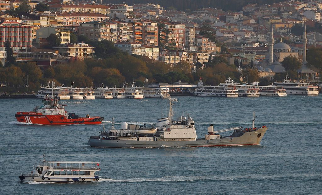 Nesreča ruske vojaške ladje ob turški obali