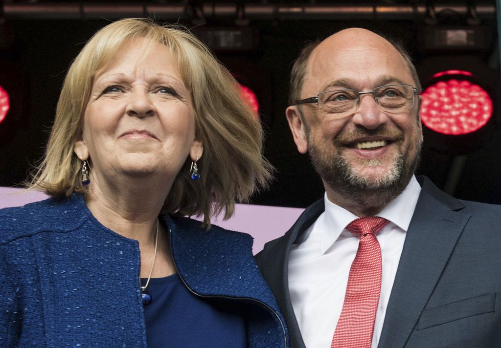 Klofuta za kanclerskega kandidata SPD Martina Schulza