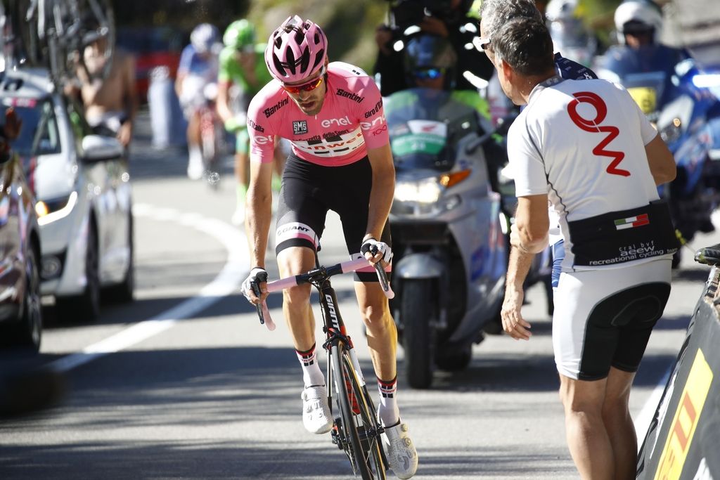 Quintana po krizi Dumoulina v rožnatem; zmaga Lande