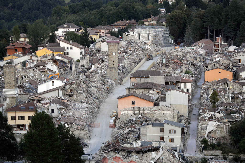 Le vittime del terremoto saranno ricordate in Italia