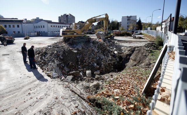 Gradnja Krkinega razvojno-poslovnega centra na Samovi cesti v Ljubljani 24.oktobra 2017
[Krka,razvojni centri,gradnje,Samova cesta,Ljubljana]