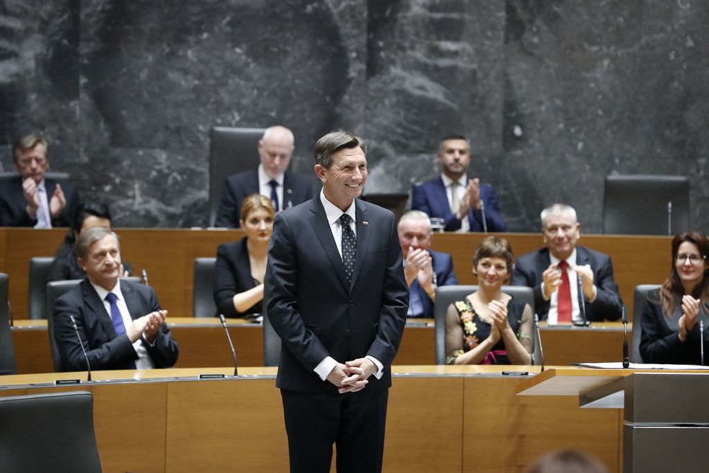 Pahor zaprisegel za drugi predsedniški mandat