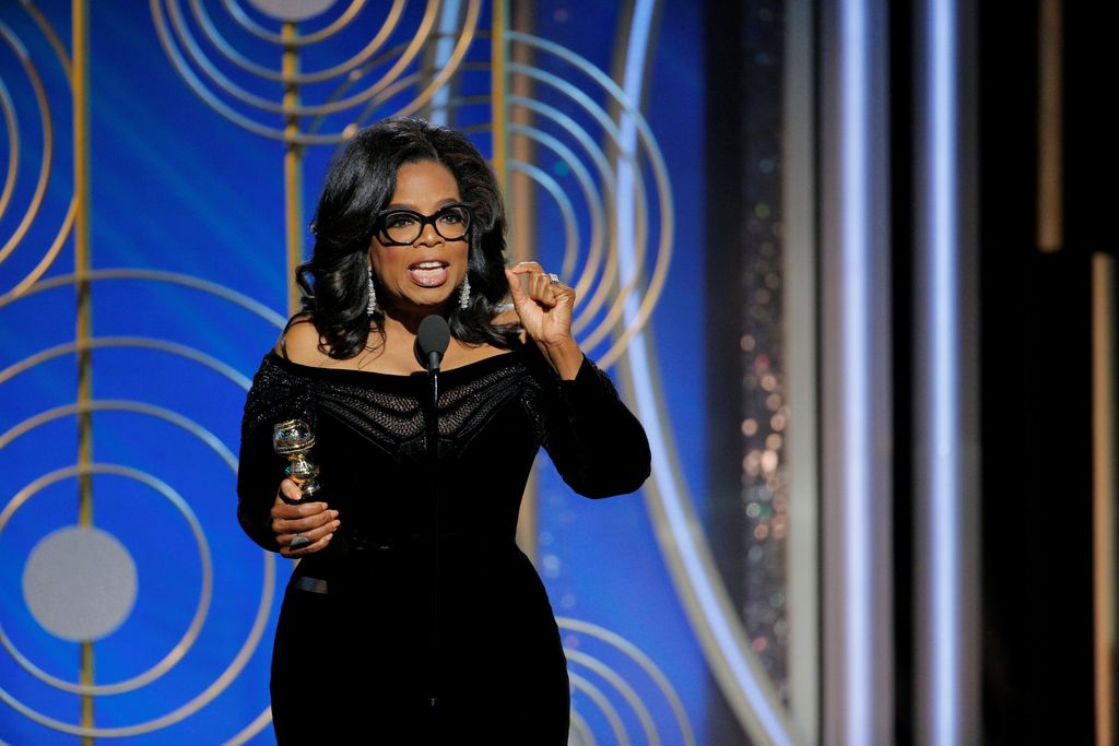 Oprah z odmevnim govorom sprožila ugibanja o kandidaturi za predsednico ZDA