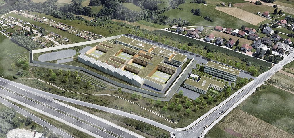 Arhitekturne ideje novih zaporov v Dobrunjah in na Igu