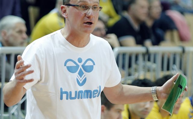 Zoran Jovičič na tekmi med Koprom in Velenjem. Koper 28. marec 2015.
