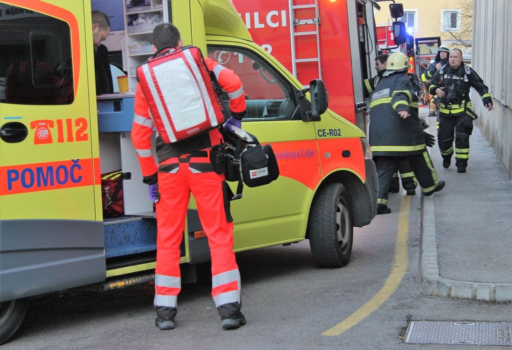 Požar v celjskih zaporih