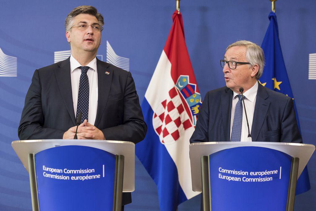 Plenković v Bruslju zavrnil možnost uveljavitve arbitražnega sporazuma