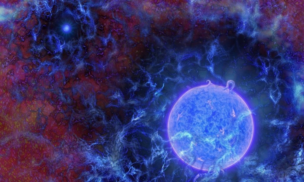 Odkrili svetlobo prvih zvezd v mladem vesolju