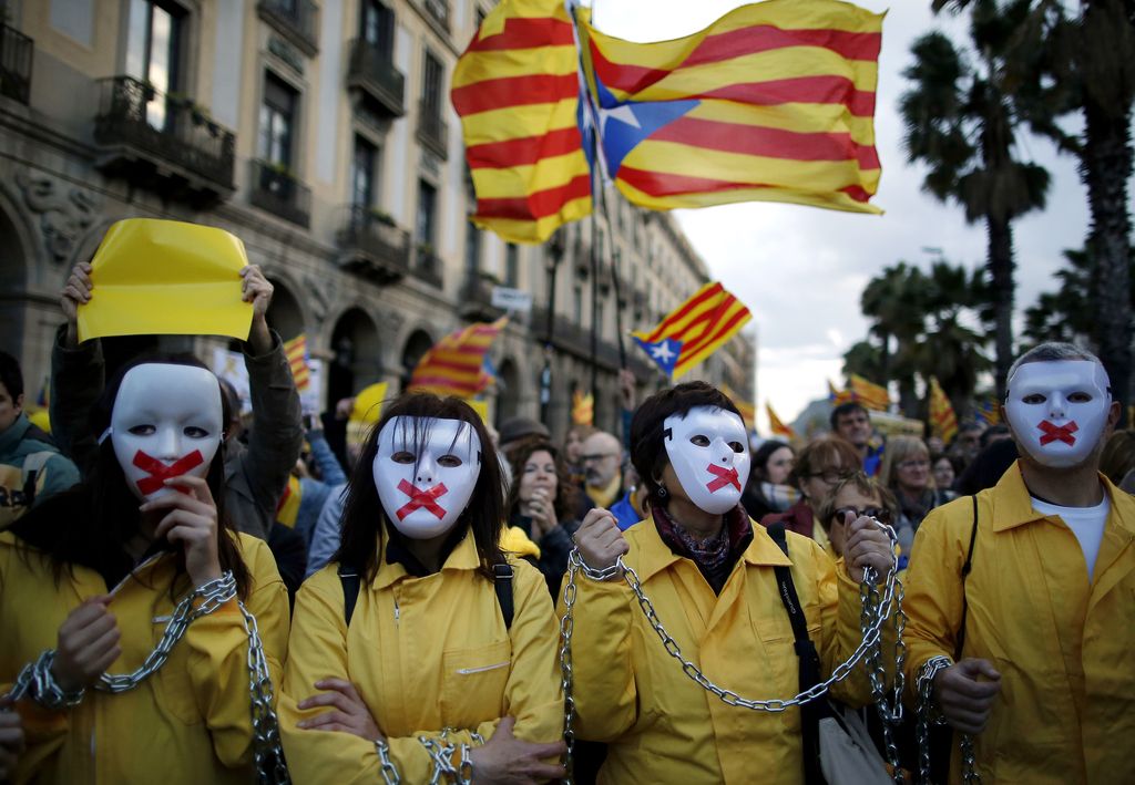 Zagovorniki samostojne Katalonija zopet na ulicah