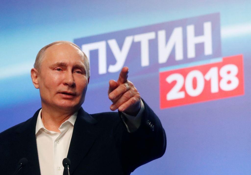 Za Putina glasovalo 76,7 odstotka Rusov