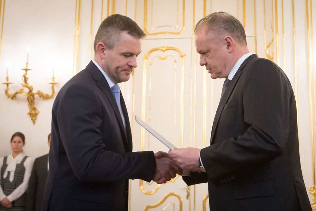 Slovaški predsednik zavrnil ministrsko ekipo, ki jo je predlagal Pellegrini