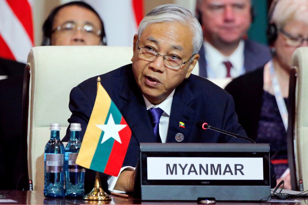 Odstopil burmanski predsednik Htin Čav