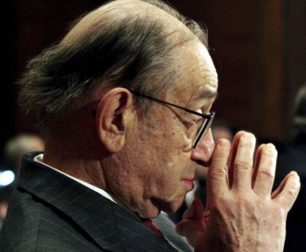 Greenspan priznal svojo zmoto