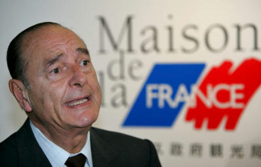 Chirac si je premislil glede Irana