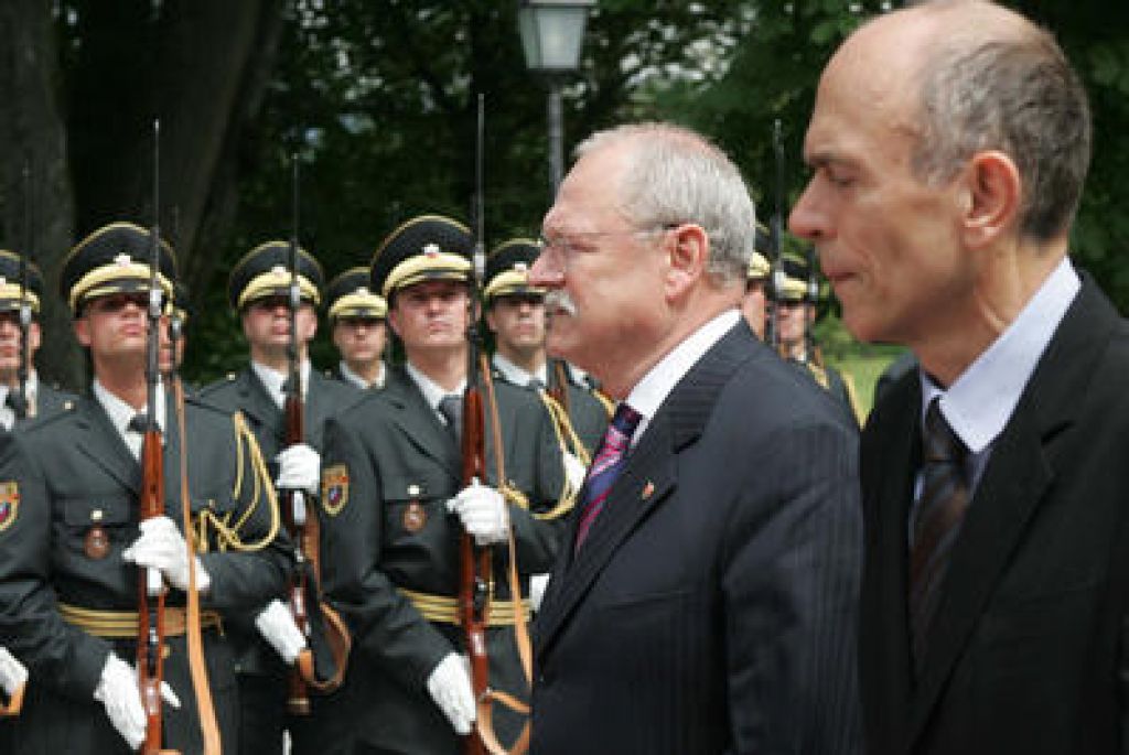 Drnovšek in Gašparovič o prihodnosti EU